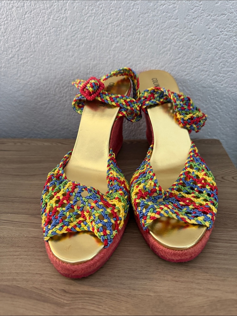 Colin Stuart Multicolor Braided Platform Sandals - Women
